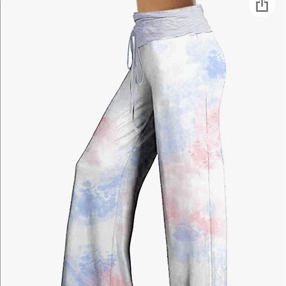Amazon Essentials Pants - NWOT!! Women’s Pajama-Lounge Wide Leg, Drawstring Pants. Size Medium.